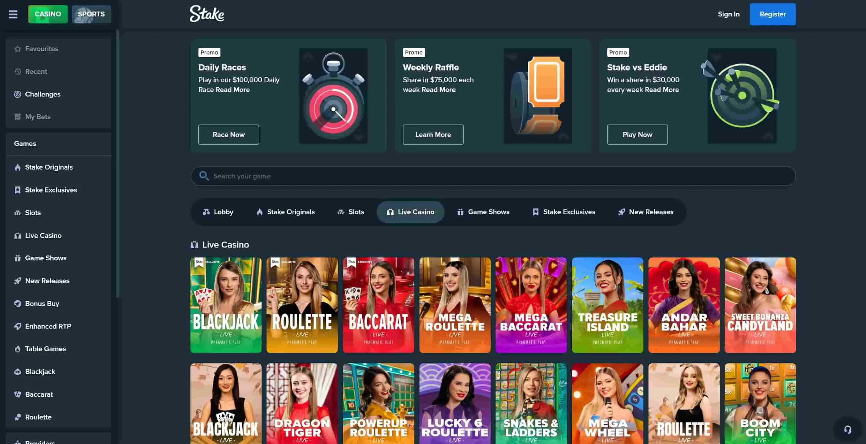 stake  Casino canada official